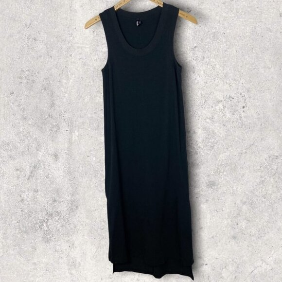 Lululemon Maxi Tank Dress Black Sleeveless Size 2 Pima Cotton 2020 All Yours - Picture 4 of 14